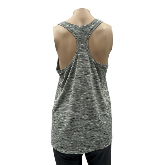 Athleta Ultimate Scoop Mesh‎ Tank Top Workout Gym Spacedye Mesh Olive Women S - Picture 3 of 10